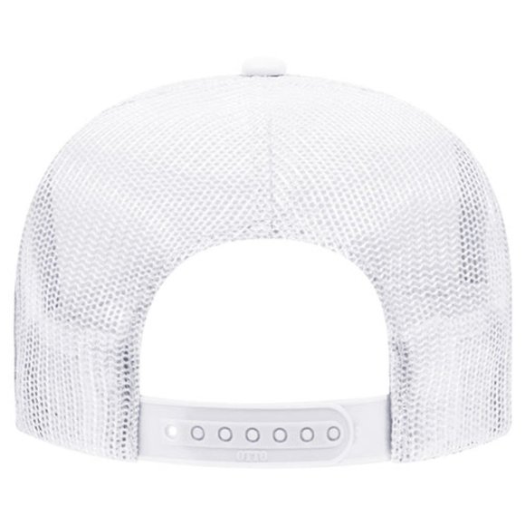 🆕Professional Over Thinker Foam Trucker Hat Mesh Snapback Cap White - Picture 2 of 2